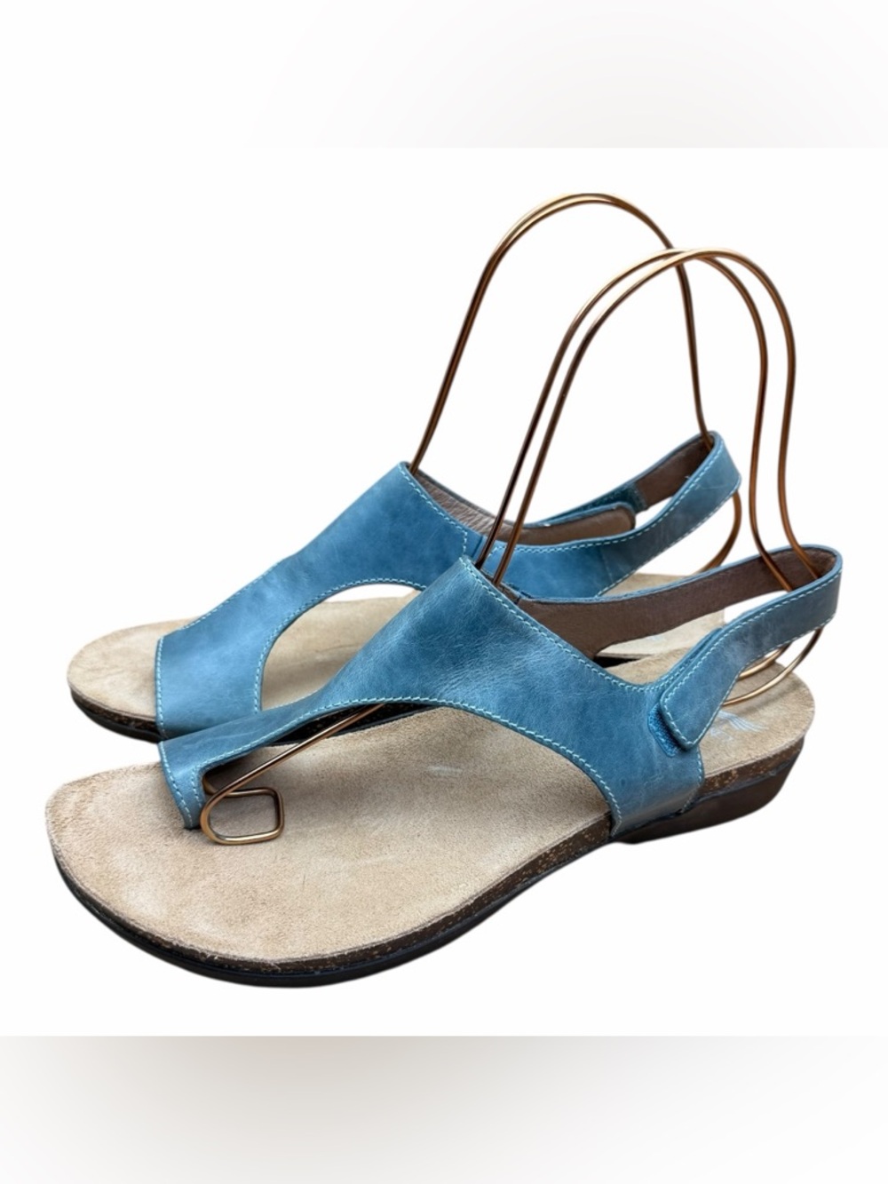 Dansko Women's size 8.5-9 (39)  Blue Leather Slingback Sandals